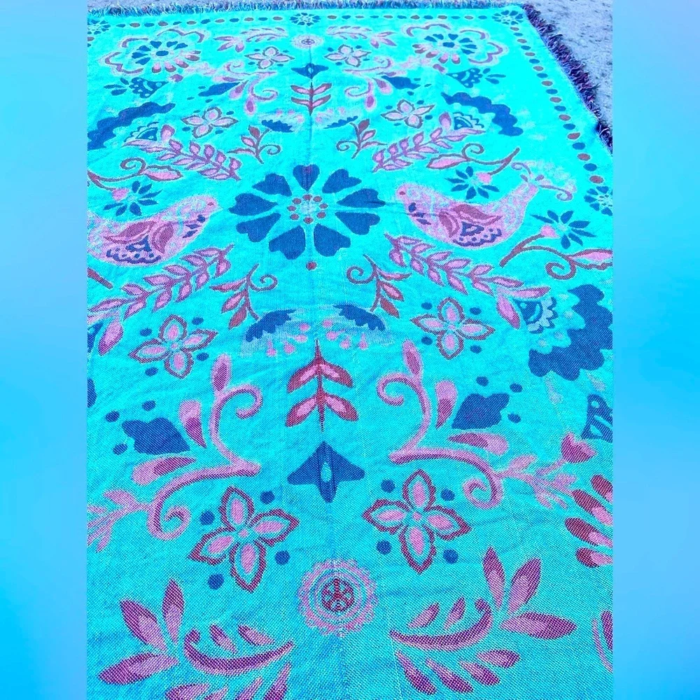 Free People-Reversible Tapestry Blanket
